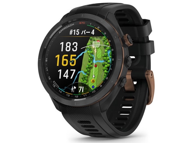 APPROACH-S70-47MM-BRONZE ガーミン GARMIN Approach S70（取りかかる S70） 47粍 ゴルフGPSご覧なさる 010-02746-71 Black Bronze Edition