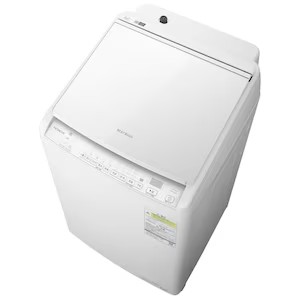 大阪限定設置込み BW-DV80M-W 日立 HITACHI ビートウォッシュ 縦型洗濯乾燥機 洗濯8kg/乾燥4.5kg ホワイト