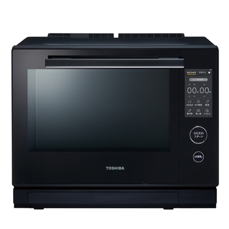 ER-D7000B-K 東芝 TOSHIBA 石窯ドーム 過熱水蒸気オーブンレンジ 30L 2段調理対応 カラータッチ液晶 グランブラック