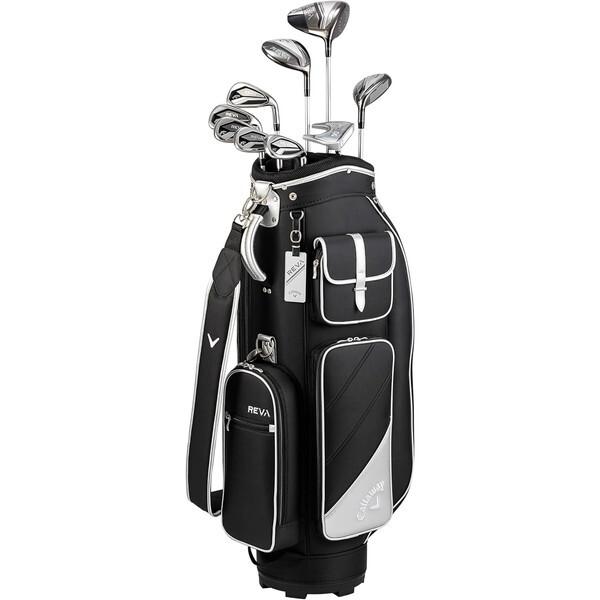 Callaway REVA パッケージセット9本とキャディーバッグ　美品　値下げ Amazon.co.jp: キャロウェイ(Callaway) クラブセット レディース