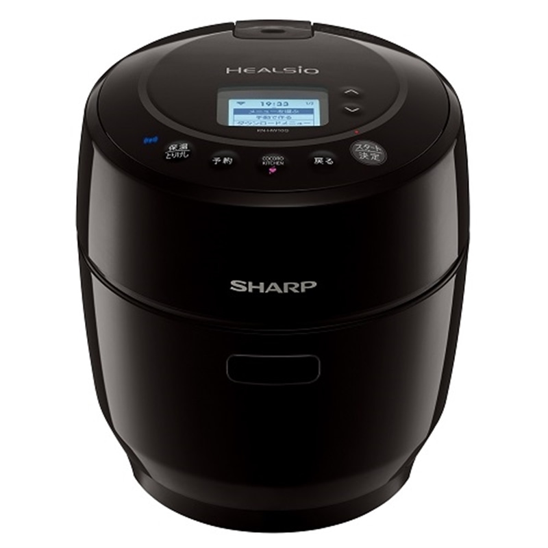 KN-HW10G-B シャープ SHARP HEALSIO ヘルシオ 水なし自動調理鍋 ホットクック pro（プロ）シリーズ 1.0L ブラック系