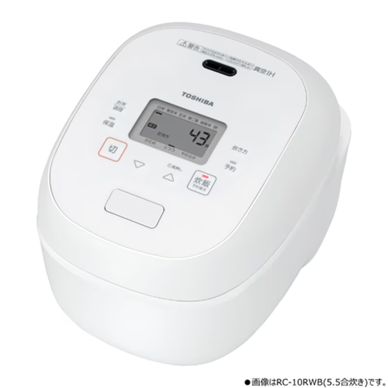 RC-18RWB-W 東芝 TOSHIBA 炎匠炊き 真空IH炊飯器 銅かまど丸釜 1升炊き グランホワイト|apex店