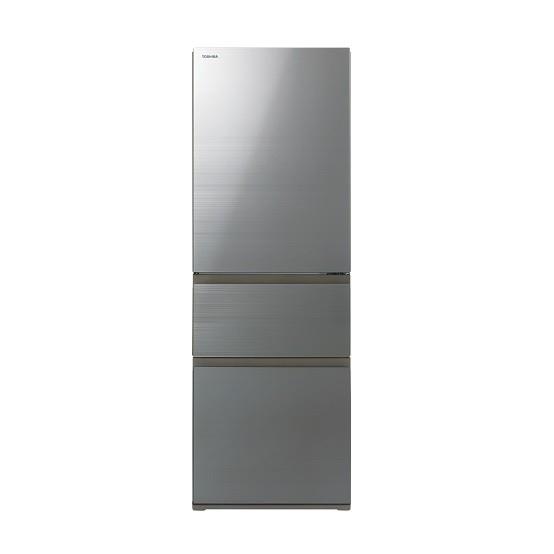 大阪限定設置込み GR-Y36SVL-ZH 東芝 TOSHIBA VEGETA ベジータ 冷蔵庫 356L・幅60cm・左開き・3ドア・アッシュグレージュ|apex店