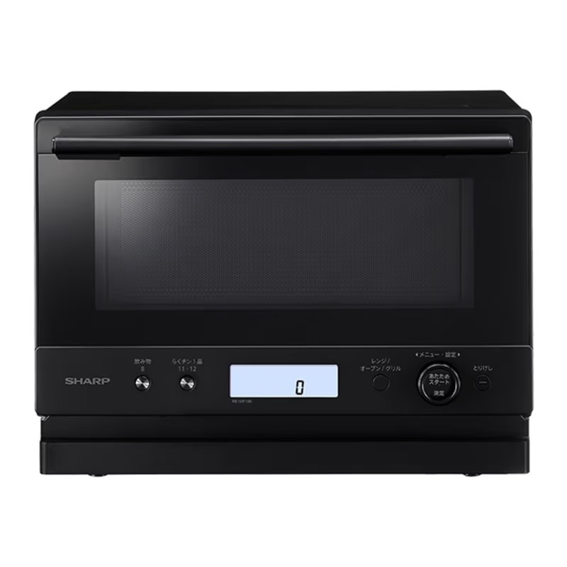 RE-WF186-B シャープ SHARP PLAINLY オーブンレンジ 18L 縦開き ブラック系