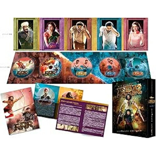 【取寄商品】BD / NTR Jr. / RRR アルティメット・エディション (4K Ultra HD Blu-ray+Blu-ray+3CD) / TWUSS-1322[10/21]発売