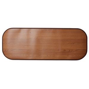 【新生活】 消臭加工付き 木目調フリーマット (60cm × 240cm) (ブラウン) 【取寄商品】【北海道・沖縄送料別】