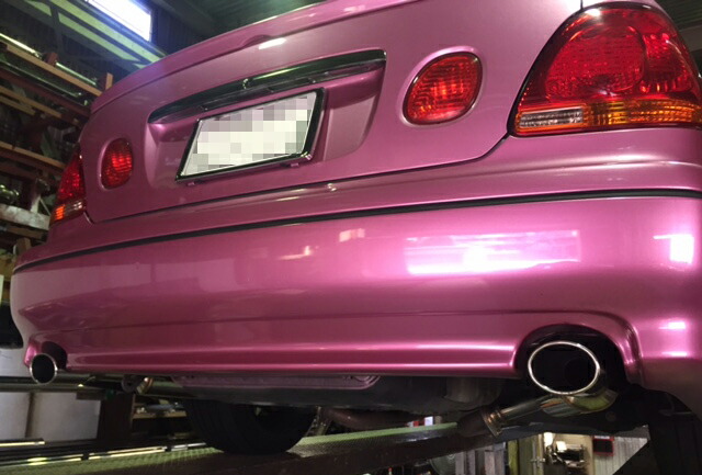 楽天市場】アリスト 16系 120Φパンチングオーバル左右出しマフラー