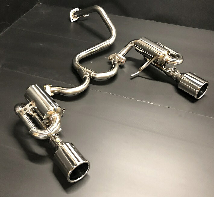 LA400系コペン用PFSループサウンドマフラー【ステンレステール】