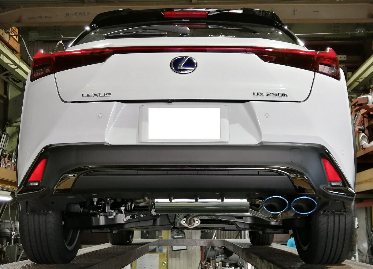 UX250ｈ用PFSループサウンドマフラー【チタン　ダブルテール】