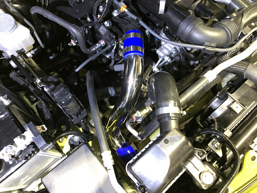 ジムニーjb64インテークパイプ ジムニー JB64 インテークパイプ ステンレス スロットル側