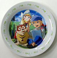 【中古】皿・茶碗(キャラクター) チューリップの丘で 絵皿 ｢フランダースの犬｣ セブンイレブンキャンペーン品画像