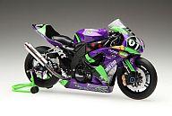 【中古】ミニカー 1/12 エヴァンゲリオンRT初号機 TRICK☆STAR Kawasaki ZX-10R 2010年遣りかた