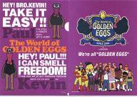 【中古】クリアファイル ケヴィン＆ポール(七面鳥) A4クリアファイル 「The World of GOLDEN EGGS」 ローソンキャンペーン品画像