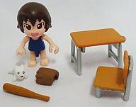 【中古】トレーディングフィギュア 神楽セット(スポーツスペシャル/机・椅子・バット・グローブ・手作りねこ) 「あずまんが大王 じおらまあずまんが」画像