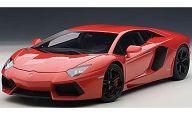 【中古】ミニカー 1/18 Lamborghini Aventador LP700-4(レッド/ROSSO ANDROMEDA) 「Signature」 [74669]