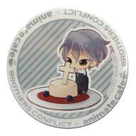 【中古】バッジ・ピンズ(キャラクター) 祈織 「BROTHERS CONFLICT×animatecafe リバイバル 缶バッジガチャ」 アニメイトカフェ限定画像
