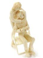 【中古】トレーディングフィギュア 春日部 咲＆高坂 真琴+(備品)/象牙ver. 「げんしけん フィギュアコレクション」画像