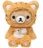 【中古】ぬいぐるみ リラックマ あつめておすわりぬいぐるみ のんびりネコテーマ 「リラックマ」