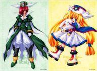 【中古】キャラカード(キャラクター) [単品]ネスティー＆ワるきゅーレ(8歳) 特製コレクションカード(2枚組) 「DVD 円盤皇女ワるきゅーレ 星霊節の花嫁 第6巻 初回限定版」 同梱特典画像