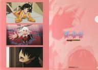 【中古】クリアファイル 阿良々木月火＆千石撫子＆阿良々木暦 A4クリアファイル 「Blu-ray/DVD 囮物語 第二巻 なでこメドゥーサ(下) 完全生産限定版」 ゲーマーズ購入特典画像