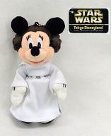 【中古】ぬいぐるみ ミニーマウス(レイア姫) ぬいぐるみバッジ 「スター・ツアーズ：ザ・アドベンチャーズ・コンティニュー」 東京ディズニーランド限定 ぬいぐるみ-おもちゃ