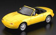 【中古】ミニカー 1/43 ユーノスロードスター(NA) J-LIMITED (サンバーストイエロー) [PM4306Y]