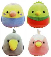 【中古】ぬいぐるみ 全4種仕掛ける 心うれしい物ごとり隊BIG大きさぬいぐるみ 「ことり隊」