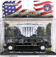 【中古】ミニカー 1/43 2009 Cadillac Limousine “The Beast” - Barack Obama (Democrat) 「Presidential Limos Series 1」 [86110-D]