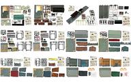 【中古】鉄道模型 全12種セット 1/150 「街並みコレクション 第4弾 駅前編」｜ネットショップ駿河屋　店