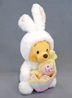 【中古】ぬいぐるみ プーさん＆ピグレット ぬいぐるみ EASTER-BUNNY 「くまのプーさん」 ディズニーストア限定