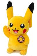 【中古】ぬいぐるみ 癌腫ばシュロの葉をもったピカチュウ ぬいぐるみ 「隠し異類異形」 ポケモンセンタートウホク押さえる