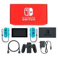 ニンテンドースイッチハード Nintendo Switch本体 カラーカスタマイズ Joy-Con(L R)ネオンブルー Joy-Conストラップ