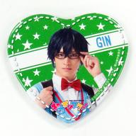 【中古】バッジ・ピンズ(男性) 神里優希(三宮銀次郎) ハート型缶バッジ 「TEEN×TEEN THEATER『初恋モンスター』」 ガチャガチャ景品画像