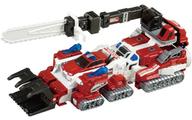 【中古】手あそび シンクロ練りあわせるつづき物 受け支えるビークル レスキューブルドーザ＆レスキューチェーンソードッキングモード 「トミカハイパーレスキュー 運転天々 画策救急お巡りさん」