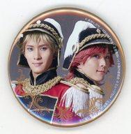 【中古】バッジ・ピンズ(男性) 星達磨(マクシミリアン)＆宇田川宰(ルートヴィヒ)/背景グレー トレーディング缶バッジ 「王室教師ハイネ -THE MUSICAL-」画像