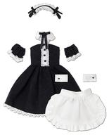 【中古】ドールアクセサリー 1/12 ピコニーモ用 カフェメイドset(ブラック×ホワイト)