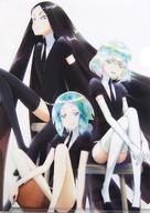 【中古】クリアファイル フォスフォフィライト＆ダイヤモンド＆ボルツ A4クリアファイル 「宝石の国」 PASH! 2017年12月号付録画像