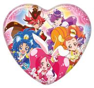 【中古】バッジ・ピンズ(キャラクター) 全員集合(変身後) 「キラキラ☆プリキュアアラモード ハートカンバッジコレクション」画像