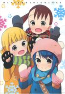 【中古】クリアファイル 赤松結衣＆さっちゃん＆琴葉 B5クリアファイル 「三ツ星カラーズ」 月刊コミック電撃大王 2018年2月号付録画像