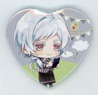【中古】バッジ・ピンズ(キャラクター) 二条朔也 「NORN9 ノルン+ノネット トレーディングハート型缶バッジ」 アニメイトガールズフェスティバル2018グッズ画像