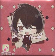 【中古】バッジ・ピンズ(キャラクター) 尾崎隼人(ギャルソン) 「ニル・アドミラリの天秤 帝都幻惑綺譚×otomate garden スクエア缶バッジ」画像