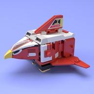 【中古】食玩 プラモデル 1.ジェットホーク 「スーパーミニプラ 鳥人戦隊ジェットマン 天空合体 ジェットイカロス」画像