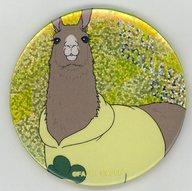 【中古】バッジ・ピンズ(キャラクター) ラマさん 「セガコラボカフェ おそ松さん×しろくまカフェ ホログラム缶バッジ」画像