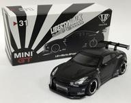 【中古】ミニカー 1/64 LB★WORKS Nissan GT-R R35 Type 1 Rear Wing Ver.1 USA Exclusve(マットブラック) 「MINI GTシリーズ」 北米限定 [MGT00031-MJ]｜ネットショップ駿河屋　店