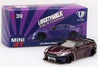 【中古】ミニカー 1/64 LB★WORKS Nissan GT-R R35 手合い1 後ろ側舞台の袖 変わり種2 右手持ち部分 (マジックパープル) 「MINI GT続きもの」 [MGT00039-R]