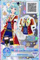 【中古】アイカツDCD/P/トップス/クール/Glorious Snow/アイカツフレンズ!データカードダスグミ 〜New Stage2〜 FC-52[P]：バーガンディノーブルトップス/アリシア シャーロット画像