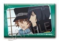 【中古】バッジ・ピンズ(キャラクター) 土方歳三＆沖田総司 「BAKUMATSU スクエア缶バッジ 第2弾」画像