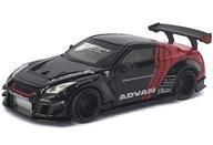 【中古】ミニカー 1/64 LB★WORKS Nissan GT-R R35 手合い2 後ろ側舞台の袖 変わり種 3 ADVAN 「MINI GT続きもの」 [MGT00074-R]