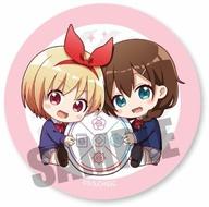 【中古】バッジ・ピンズ(キャラクター) 小倉ひかり＆渋沢泉水 ぎゅぎゅっと缶バッジ 「ライフル・イズ・ビューティフル」画像