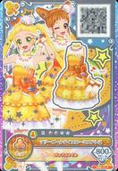 【中古】アイカツDCD/P/トップス＆ボトムス/アイカツオンパレード! オフィシャル9ポケットバインダーセット SHINING FUTURE! OBD-11[P]：マリーゴールドイエローミニドレス画像
